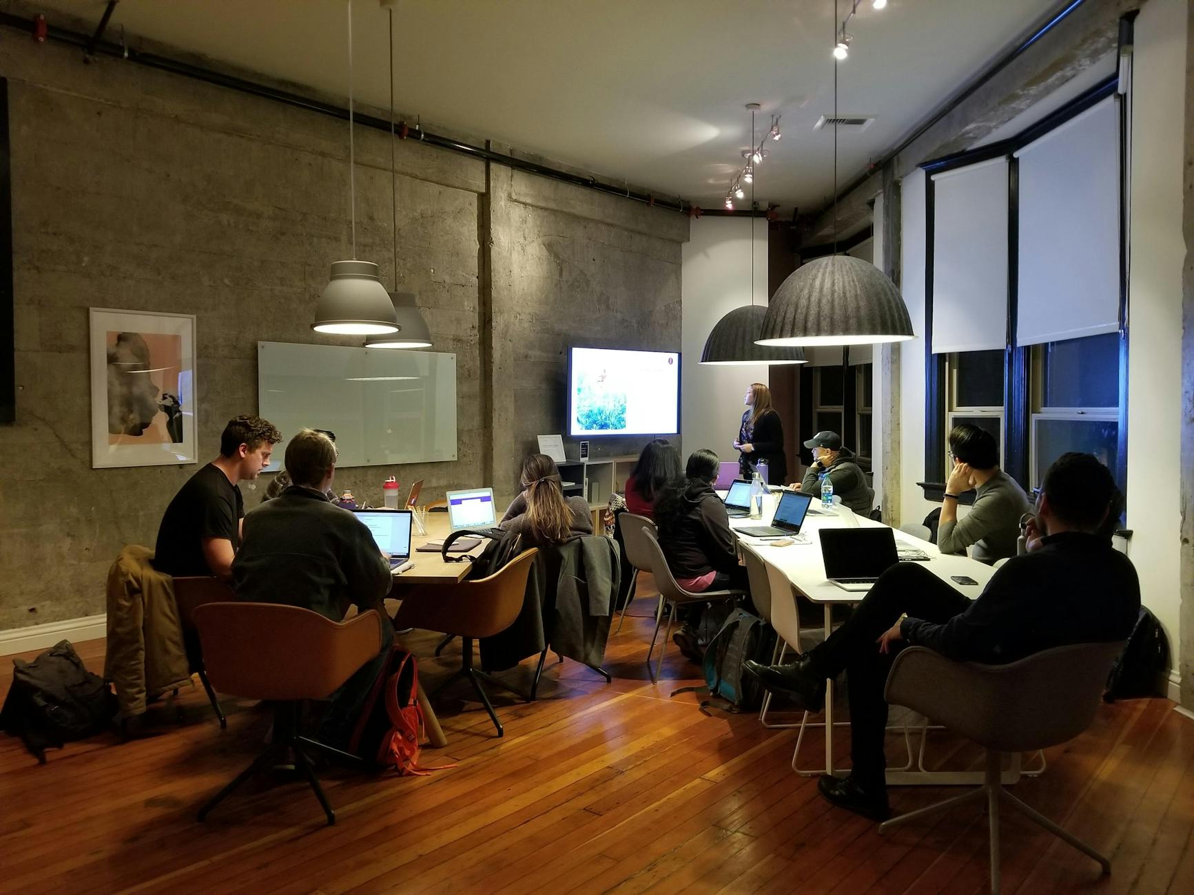 Strategy team working
